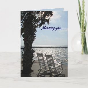 ‘Missing You’ Greeting Card