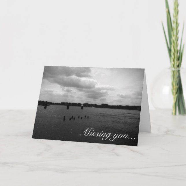Missing You Greeting Card (Front)