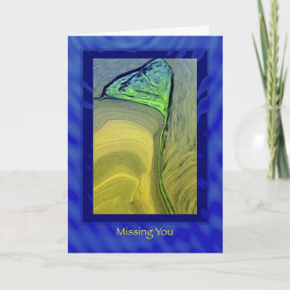 Missing You, Husband, Partner, Military Deployed Card