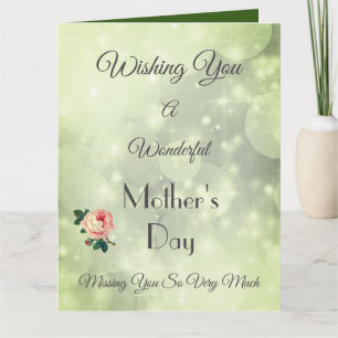 Missing You Mother's Day Card