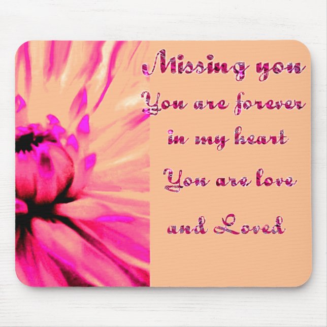 Missing You_ Mouse Mat (Front)