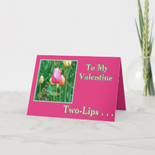 MISSING YOU ON VALENTINE'S DAY HOLIDAY CARD