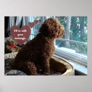 Missing You - Personalise Poster