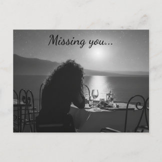 Missing you Postcard