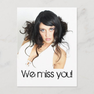 Missing You! Postcard