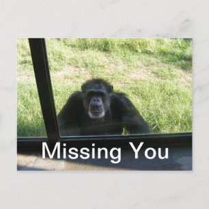 Missing you postcard