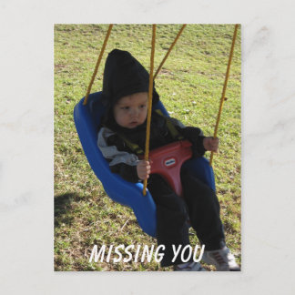 Missing You Postcard