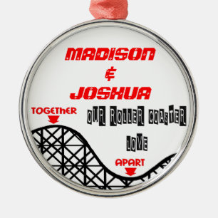 Missing You Roller Coaster Metal Tree Decoration