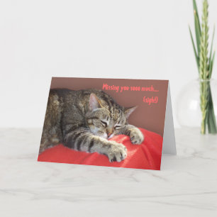 Missing you sooo much card