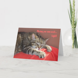 Missing you sooo much card