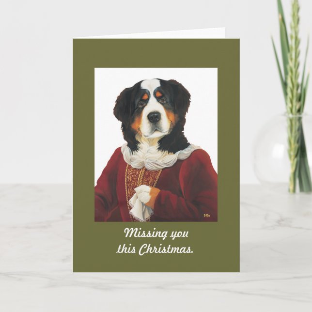 Missing you this Christmas. card (Front)