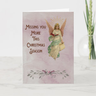 Missing you this Christmas season Holiday Card