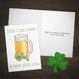 Missing you this St. Patrick's Day Card