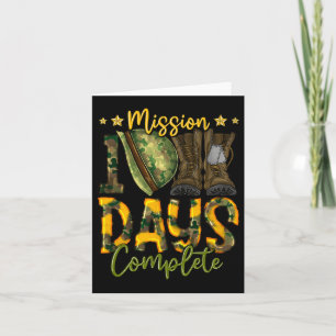 Mission 100 Days Of School Complete Boy Soldier St Card