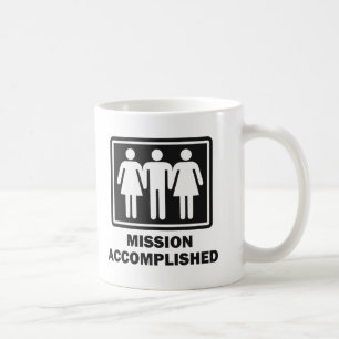 Mission Acomplished Threesome Coffee Mug