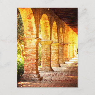 Mission Arches San Juan Capistrano Postcard