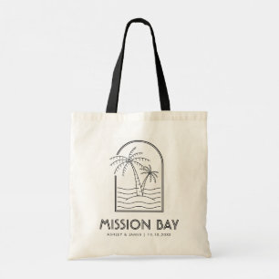 Mission Bay San Diego Wedding Weekend Destination Tote Bag