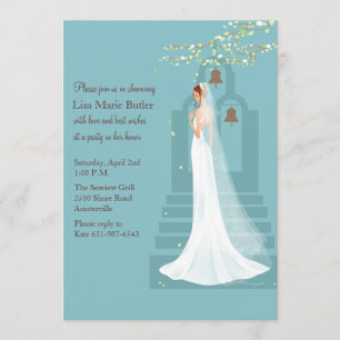 Mission Bells Bridal Shower Invitation