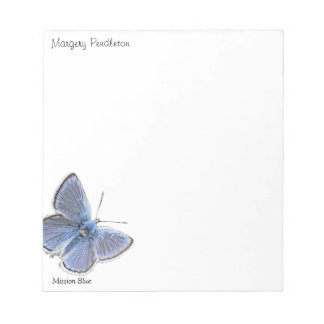 Mission Blue Butterfly Notepads