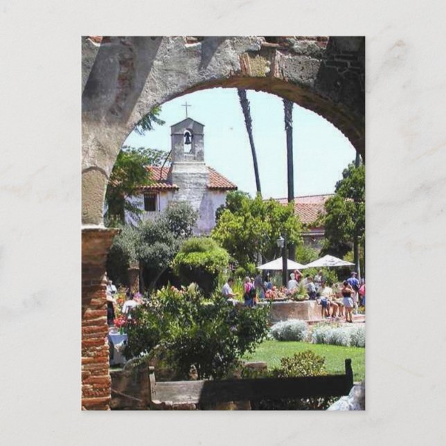 Mission Capistrano Church Arches Postcard (Front)