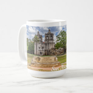 Mission Concepcion, Sacred, Coffee Mug