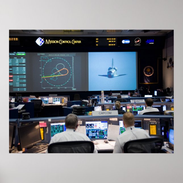 Mission Control Center Poster (Front)