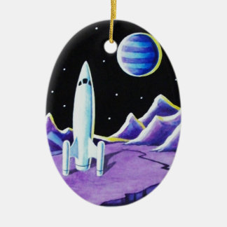 MISSION CONTROL CERAMIC TREE DECORATION