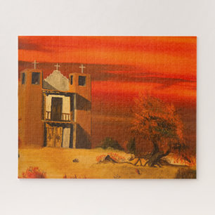 Mission in the Desert, by Gary Poling Jigsaw Puzzle