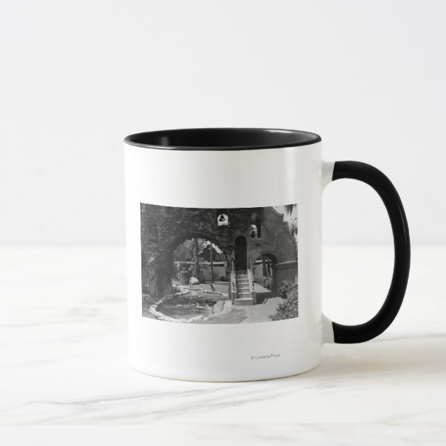 Mission Inn Courtyard of Riverside, CA Photograp Mug (Right)