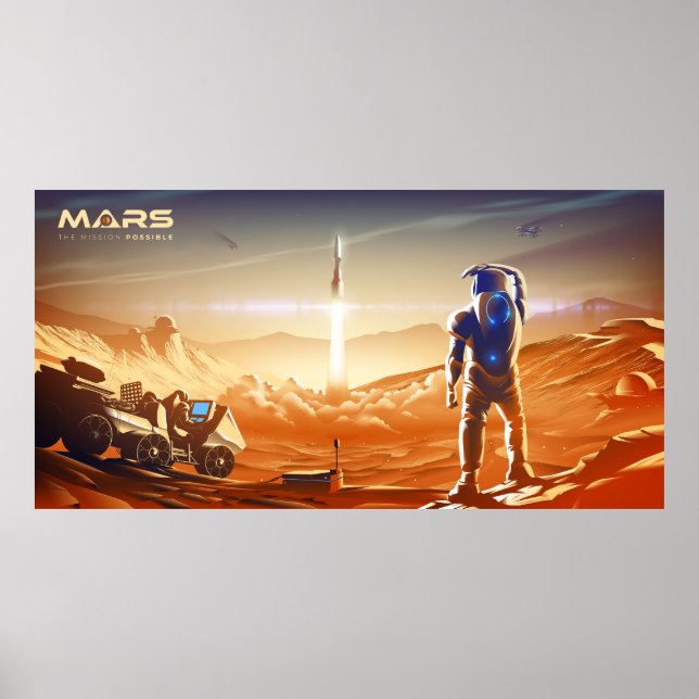 Mission of the mars poster (Front)