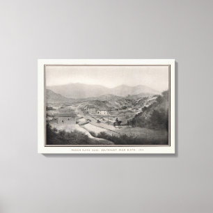 Mission Plank Road, Southwest fron Ninth, 1856 Canvas Print