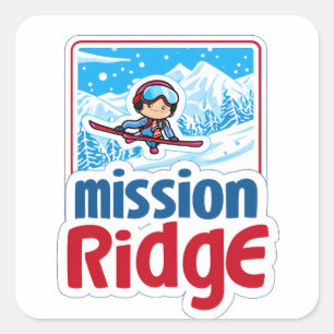 Mission Ridge Shred Stickers - Summit Pack (Set of