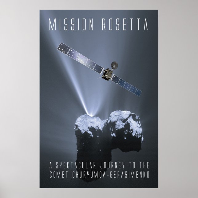 Mission Rosetta - Tribute to a spectacular Journey Poster (Front)