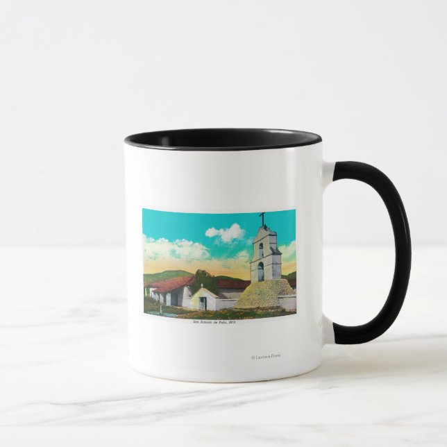 Mission San Antonio de PalaPala, CA Mug (Right)