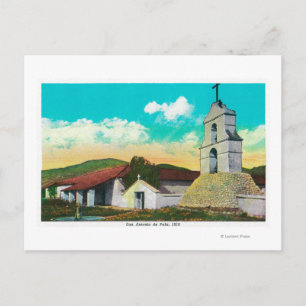 Mission San Antonio de PalaPala, CA Postcard