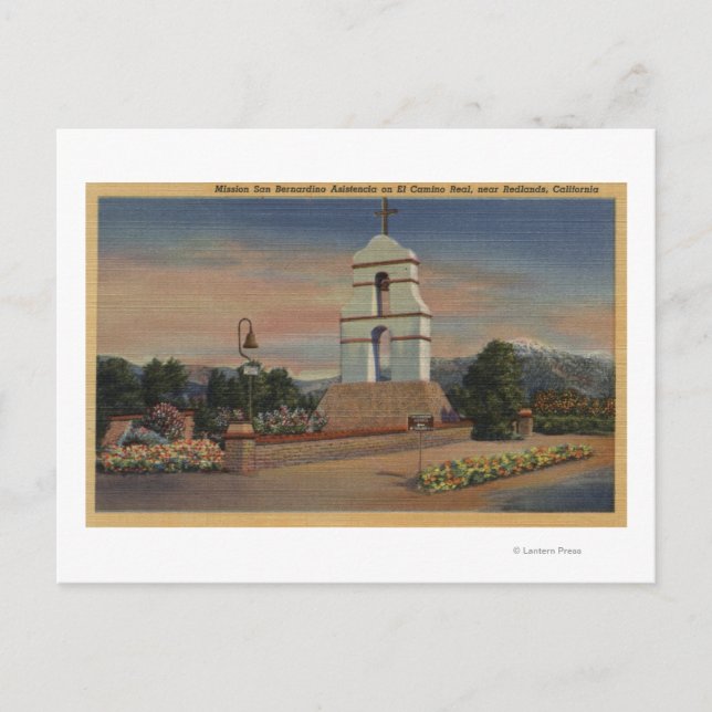 Mission San Bernardino Asistencia Postcard (Front)