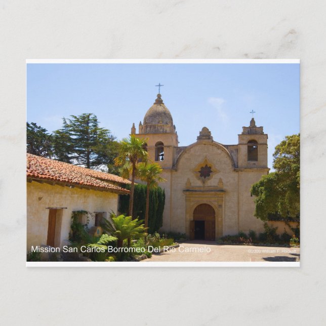 Mission San Carlos Borroméo de Carmelo Products Postcard (Front)