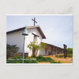Mission San Francisco de Solano CA Products Postcard
