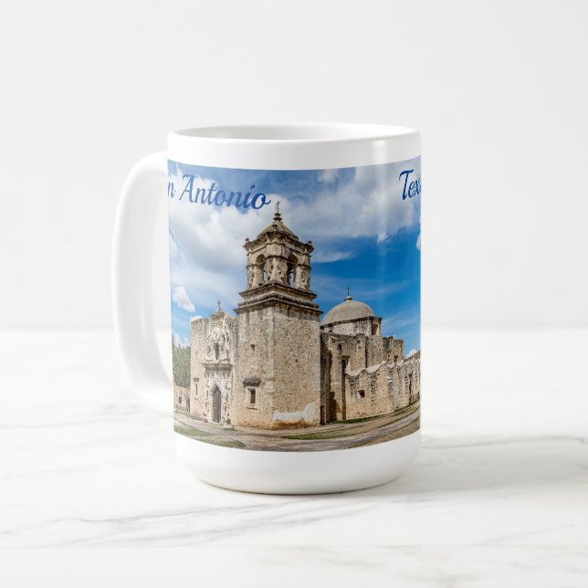 Mission San Jose, San Antonio Coffee Mug (Front Left)