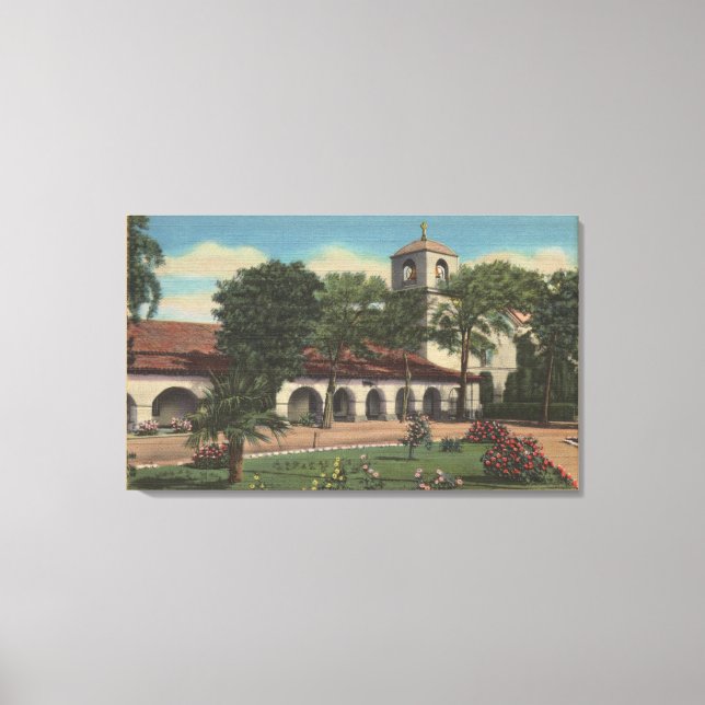 Mission San Juan Bautista, California Canvas Print (Front)