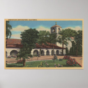 Mission San Juan Bautista, California Poster