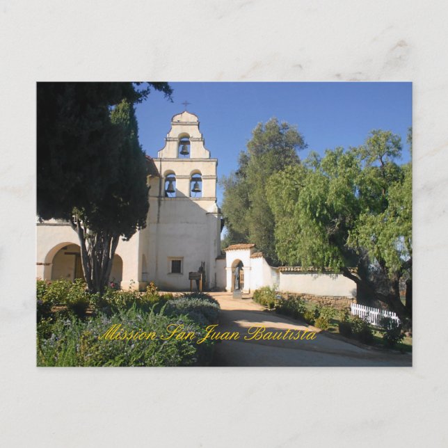Mission San Juan Bautista Postcard (Front)