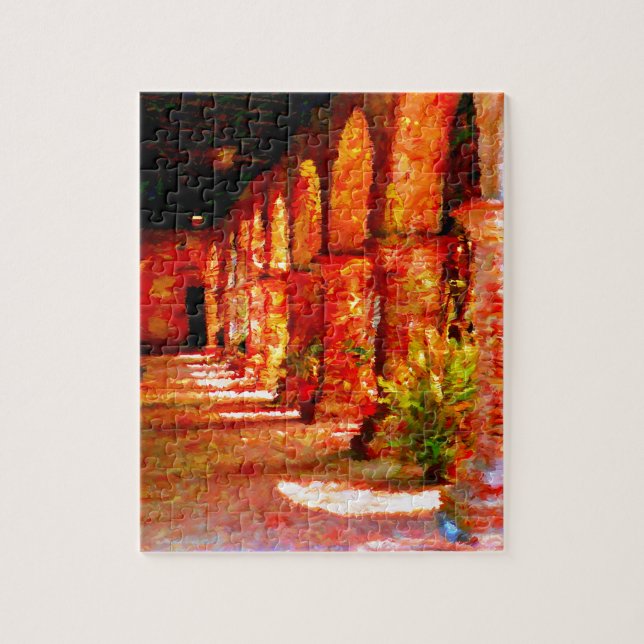 Mission San Juan Capistrano California Abstract Jigsaw Puzzle (Vertical)