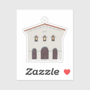 Mission San Luis Obispo de Tolosa Sticker