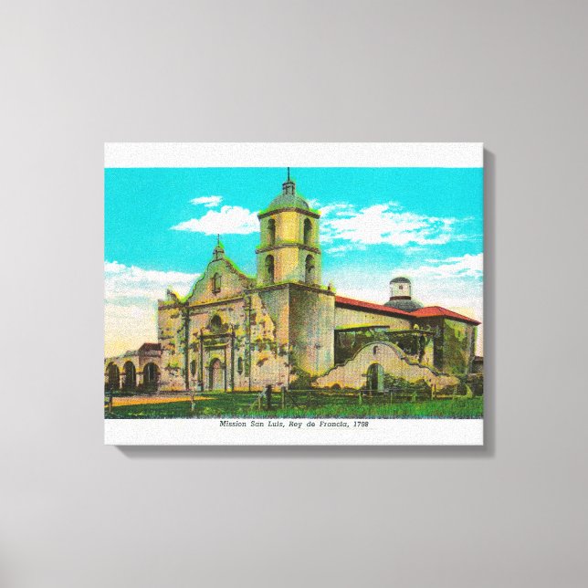 Mission San Luis, Rey de FranciaOceanside, CA Canvas Print (Front)
