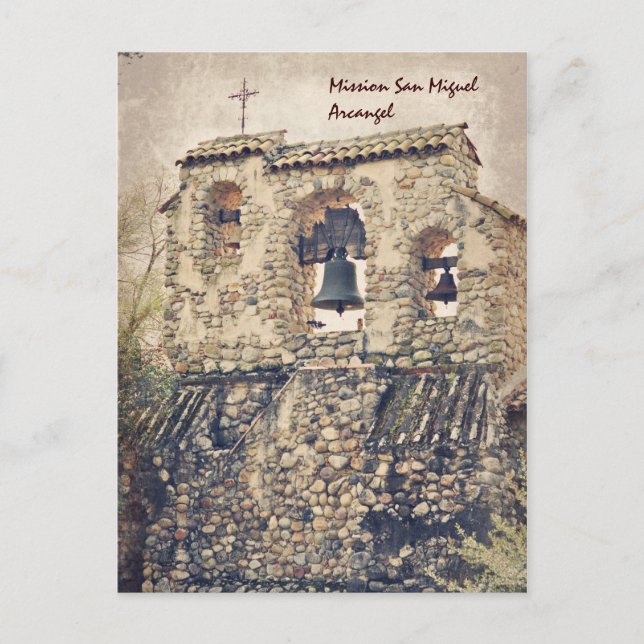 Mission San Miguel Arcangel Postcard (Front)