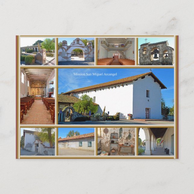 Mission San Miguel Postcard (Front)