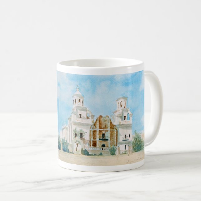 Mission San Xavier del Bac Coffee Mug (Front Right)