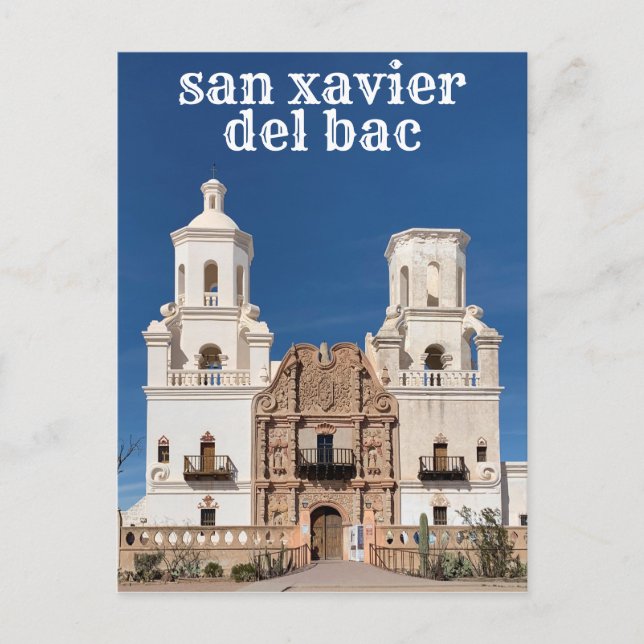 Mission San Xavier del Bac Postcard (Front)
