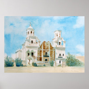 Mission San Xavier del Bac Poster